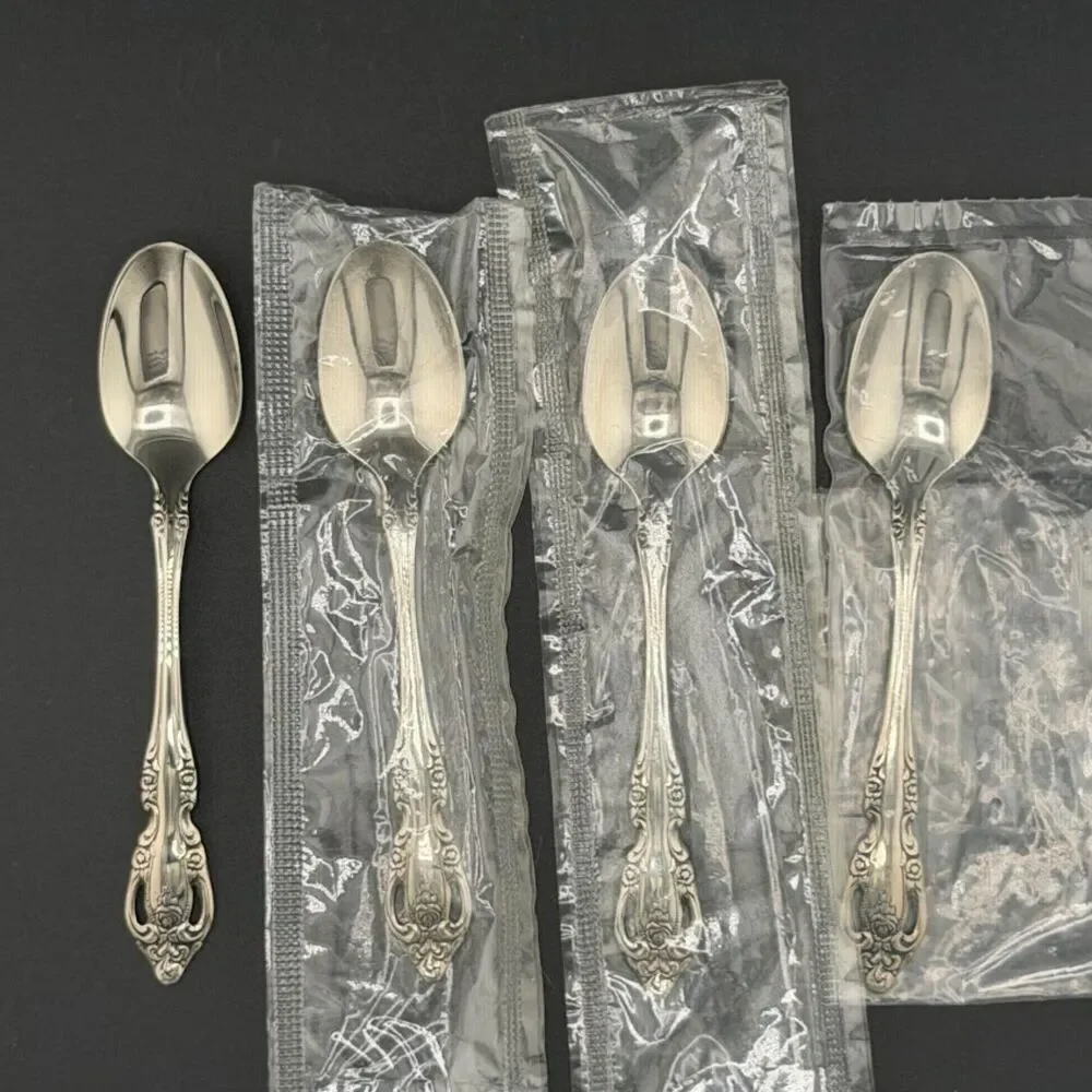 NEW Oneida Brahms Demitasse Spoons 4 1/4